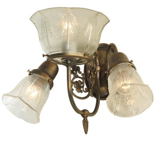 Revival 3 Light 12" Tall Wall Sconce