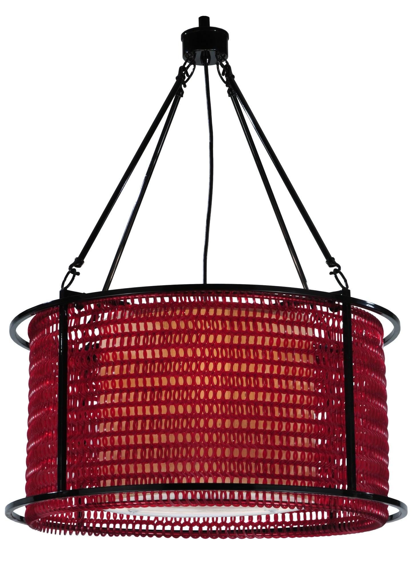 24" W Maille Drum Pendant