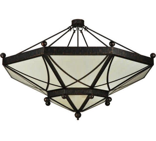 Grenoble 15 Light 74" Wide Semi-Flush Ceiling Fixture