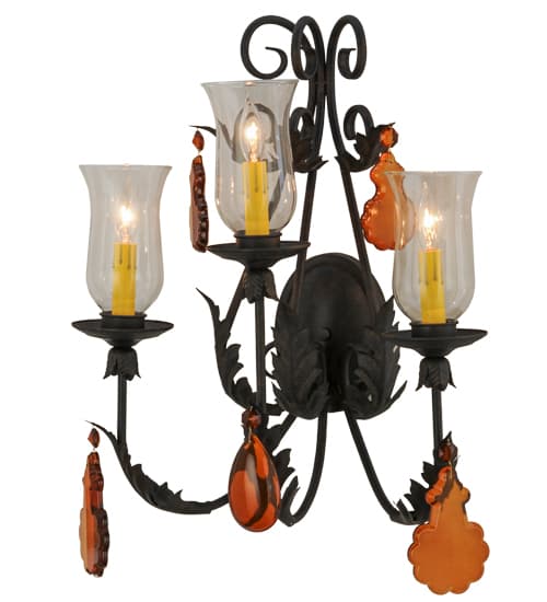 French Elegance 3 Light 23" Tall Wall Sconce