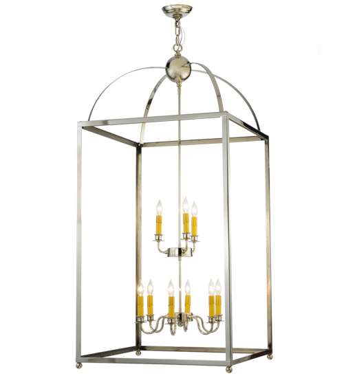 Pavilion 9 Light 34" Wide Taper Candle Pendant