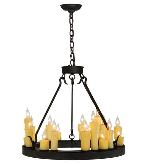 Deina 18 Light 24" Wide Taper Candle Style Chandelier