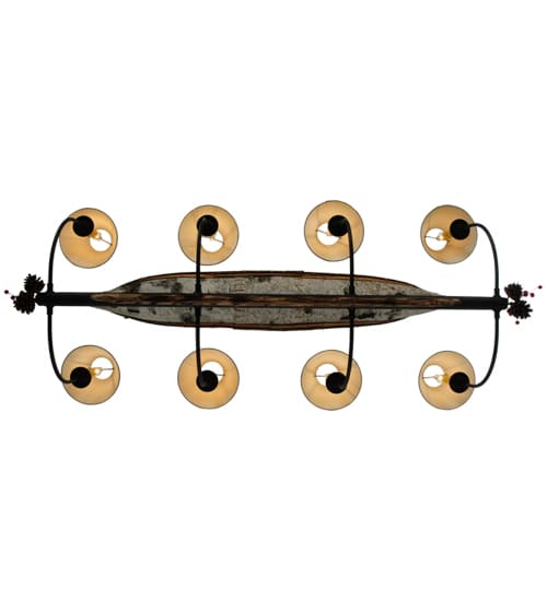 Personalized 8 Light 50" Wide Linear Chandelier