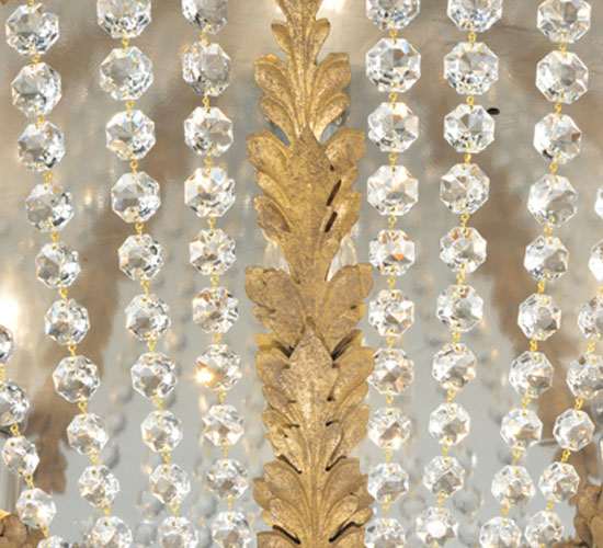 Chrisanne 5 Light 33" Wide Flush Mount Bowl Ceiling Fixture - Pompeii Gold Finish