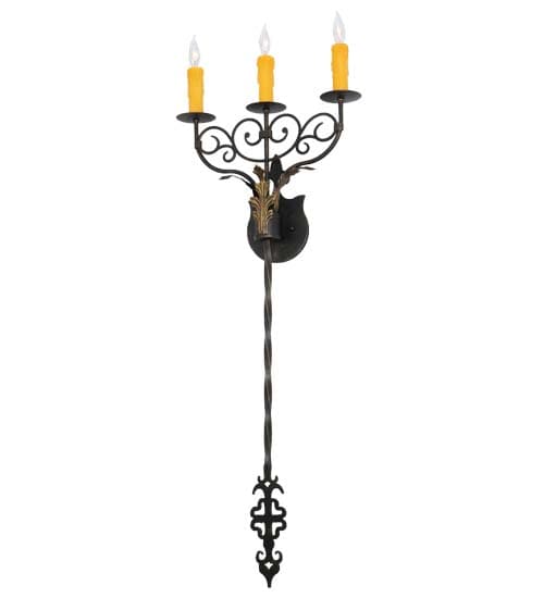 Merano 3 Light 41" Tall Wall Sconce