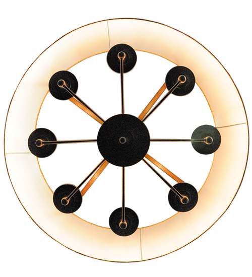 Muirfield 8 Light 42" Wide Taper Candle Pendant