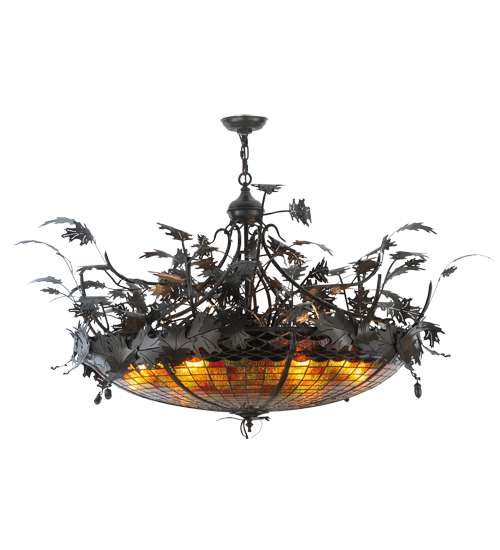 Greenbriar Oak 6 Light 52" Wide Pendant