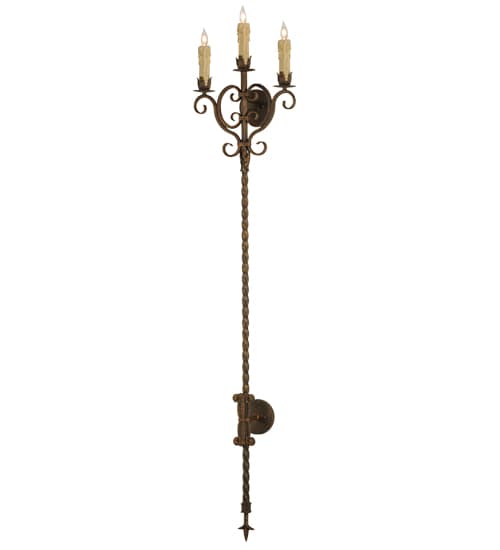 Palmira 3 Light 73" Tall Wall Sconce