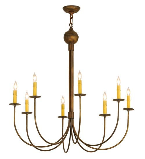 Cheal 8 Light 36" Wide Taper Candle Style Chandelier
