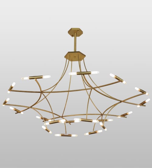 ISON 36 Light 87" Wide Ring Chandelier