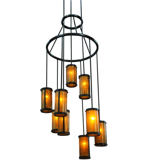 Cartier 9 Light 35" Wide Ring Chandelier