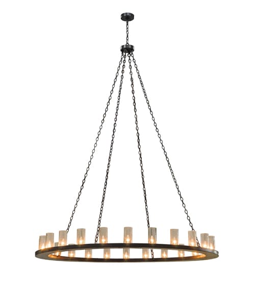 Loxley 24 Light 72" Wide Ring Chandelier
