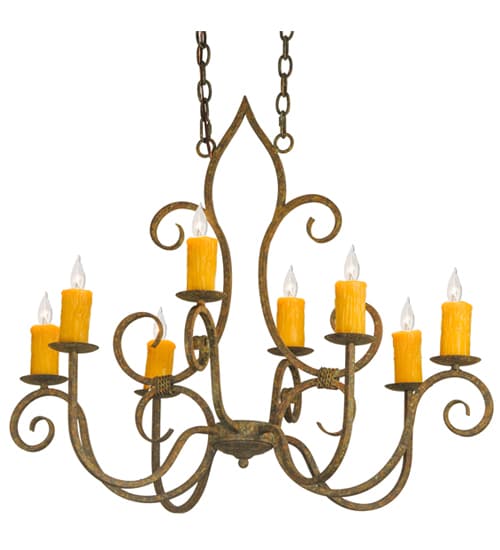 Clifton 8 Light 26" Wide Taper Candle Style Chandelier