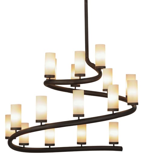 French Horn 17 Light 60" Wide Chandelier
