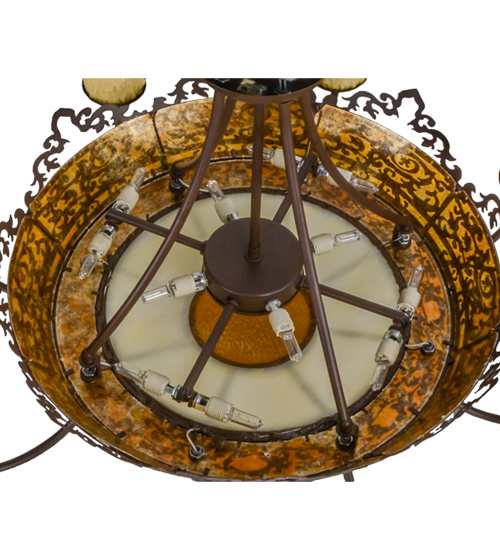 Stanley 20 Light 32" Wide Semi-Flush Ceiling Fixture