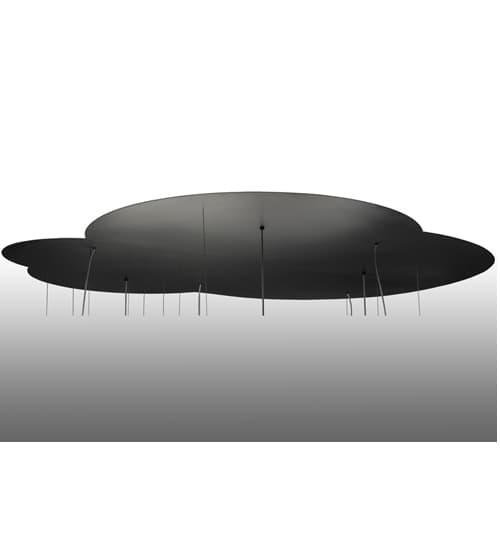Anillo Tilt 84" Wide Abstract Multi Light Pendant
