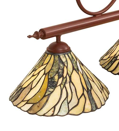 Jadestone 3 Light 12" Wide Linear Pendant