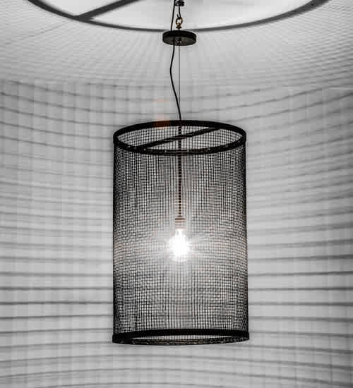 Cilindro 24" Wide Cage Pendant