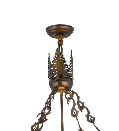 Wildlife at Dusk 4 Light 34" Wide Pendant