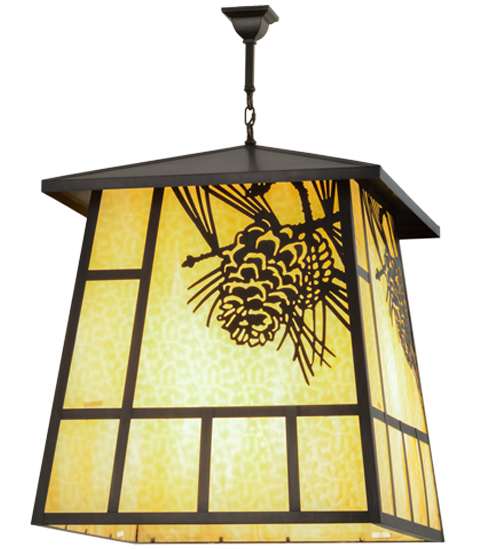 Winter Pine 4 Light 43" Wide Pendant