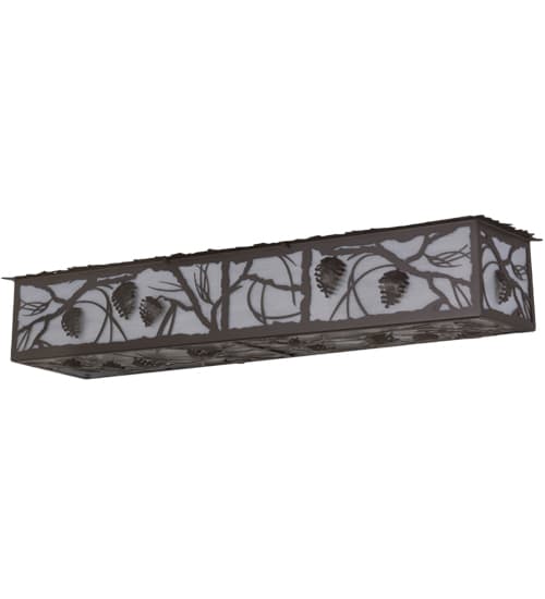 Whispering Pines 8 Light 50" Wide Flush Mount Ceiling Fixture