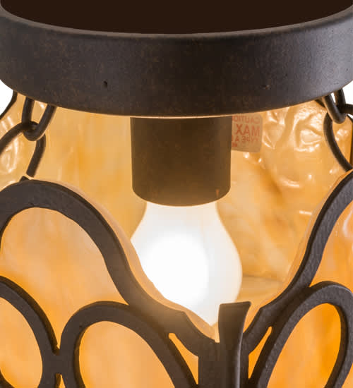 Radha 11" Wide Semi-Flush Drum Ceiling Fixture