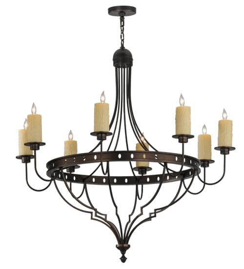 Bottini 8 Light 48" Wide Taper Candle Style Chandelier
