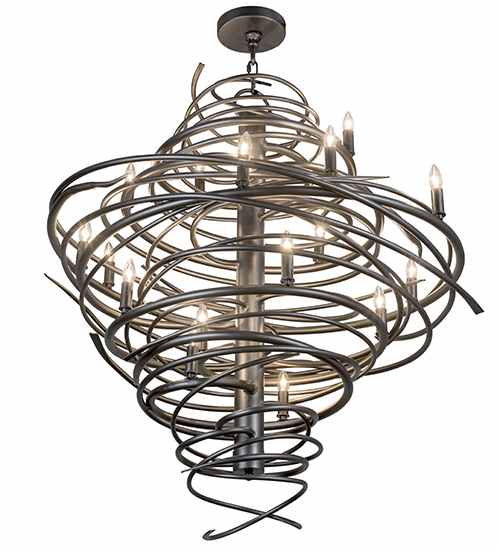 Cyclone 18 Light 36" Wide Candle Style Chandelier