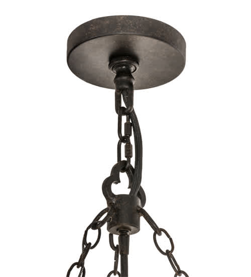 Church 6 Light 36" Wide Abstract Pendant