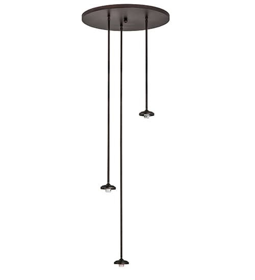 Checkers 3 Light 24" Wide Multi Light Pendant