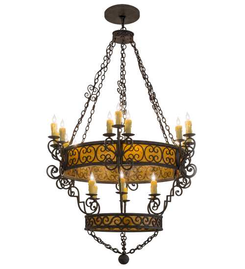 Isabo 24 Light 48" Wide Taper Candle Style Chandelier