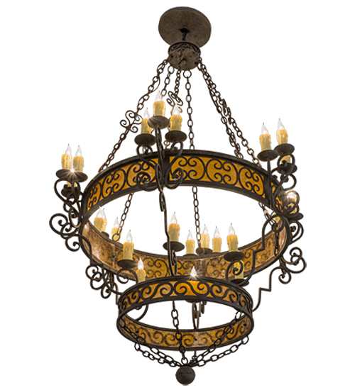 Isabo 24 Light 48" Wide Taper Candle Style Chandelier
