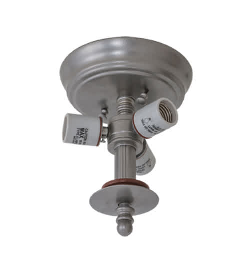 Metro Fusion 3 Light 24" Wide Semi-Flush Bowl Ceiling Fixture - Ramoscelli Finish