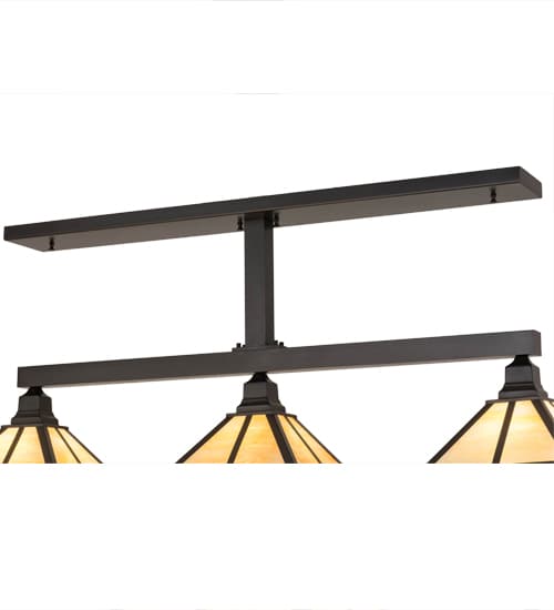 Mission 3 Light 13" Wide Linear Pendant