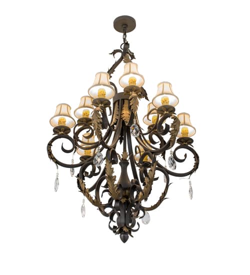 Ingrid 9 Light 36" Wide Crystal Chandelier