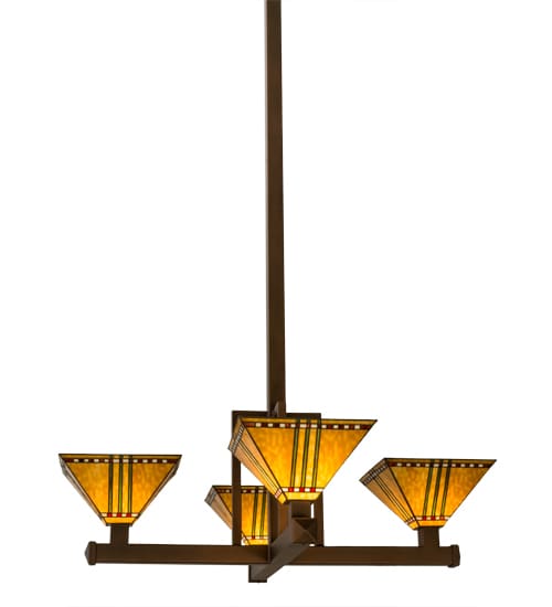 Prairie Corn 4 Light 47" Wide Pendant