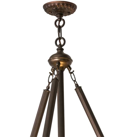 Tiffany Hanginghead Dragonfly 4 Light 38" Wide Pendant