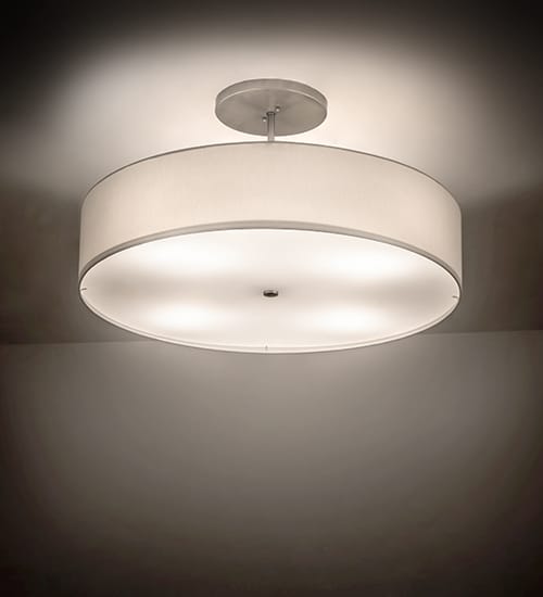 Cilindro 4 Light 36" Wide Semi-Flush Drum Ceiling Fixture