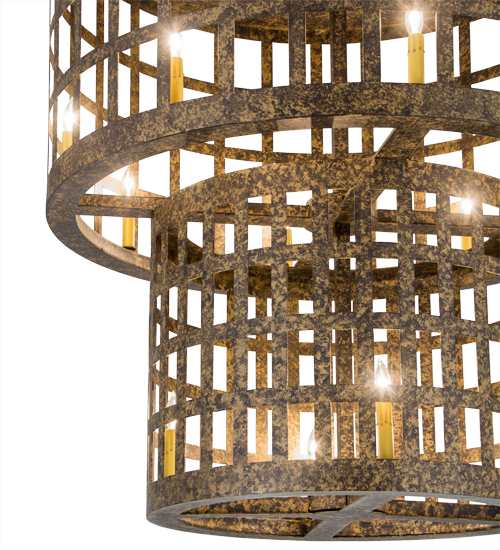 Cilindro Golpe 12 Light 40" Wide Flush Mount Ceiling Fixture