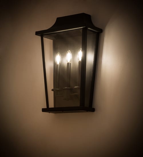 Bastille 3 Light 22" Tall Wall Sconce