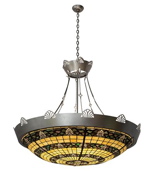 Shell and Ribbon 8 Light 48" Wide Pendant