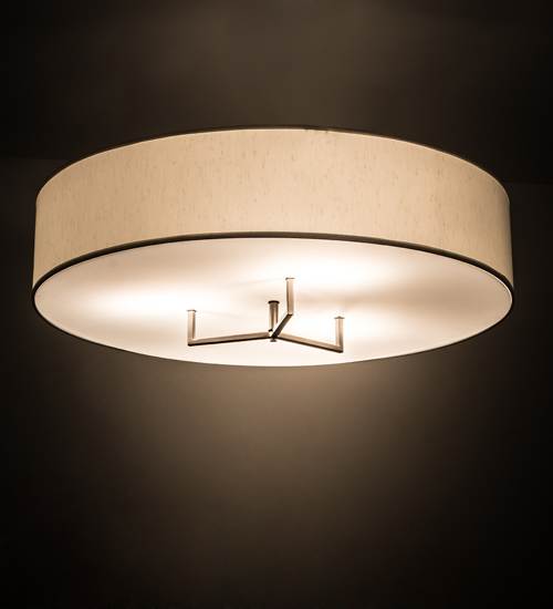 Cilindro Bahn 4 Light 36" Wide Semi-Flush Drum Ceiling Fixture