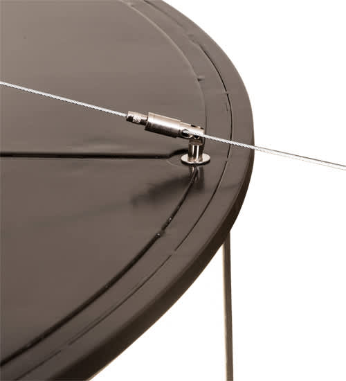 Arcas 8 Light 48" Wide Semi-Flush Drum Ceiling Fixture - Timeless Bronze Finish - GU24 Bulb Base