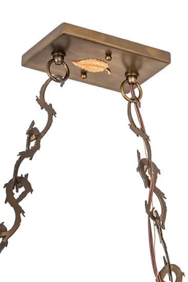 6 Light 54" Wide Billiard Linear Pendant