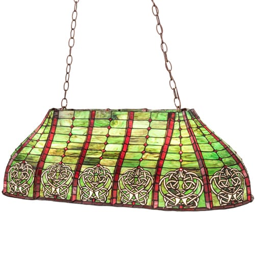 3 Light 39" Wide Billiard Linear Pendant