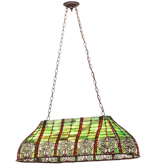 3 Light 39" Wide Billiard Linear Pendant