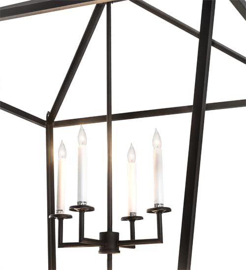 8 Light 51" Wide Taper Candle Pendant
