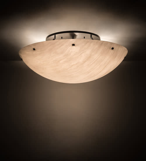 Artesia 12 Light 60" Wide Semi-Flush Bowl Ceiling Fixture - Timeless Bronze Finish