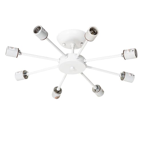 Cilindro 8 Light 48" Wide Semi-Flush Drum Ceiling Fixture - Timeless Bronze Finish