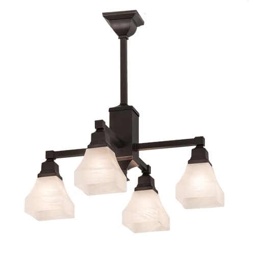 Bungalow 4 Light 25" Wide Chandelier